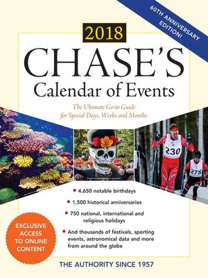 cover image of Chase's Calendar of Events 2018